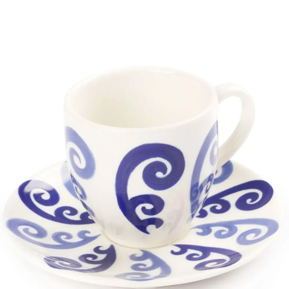 Набор Athenee Peacock из чашки для эспрессо и блюдца