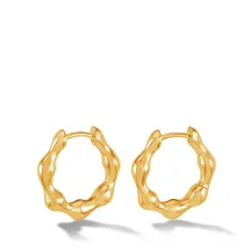 Серьги-кольца Hinged Huggie