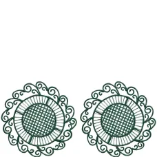 Набор Peacock из двух сервировочных салфеток