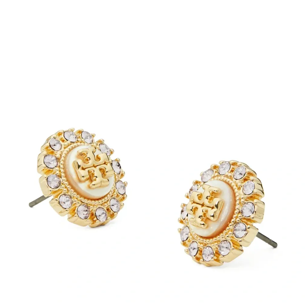 Серьги-гвоздики Kira с кристаллами