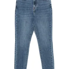 Джинсы скинни с завышенной талией