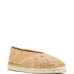 Эспадрильи с эффектом металлик
