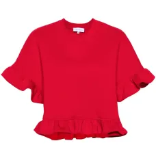 Топ Peony из джерси с оборками