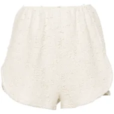 Трикотажные шорты с эффектом потертости