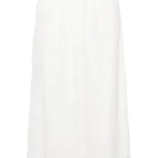 Атласная юбка миди