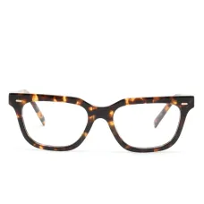 Очки в прямоугольной оправе черепаховой расцветки