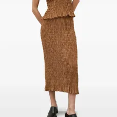 Миди-юбка с оборками