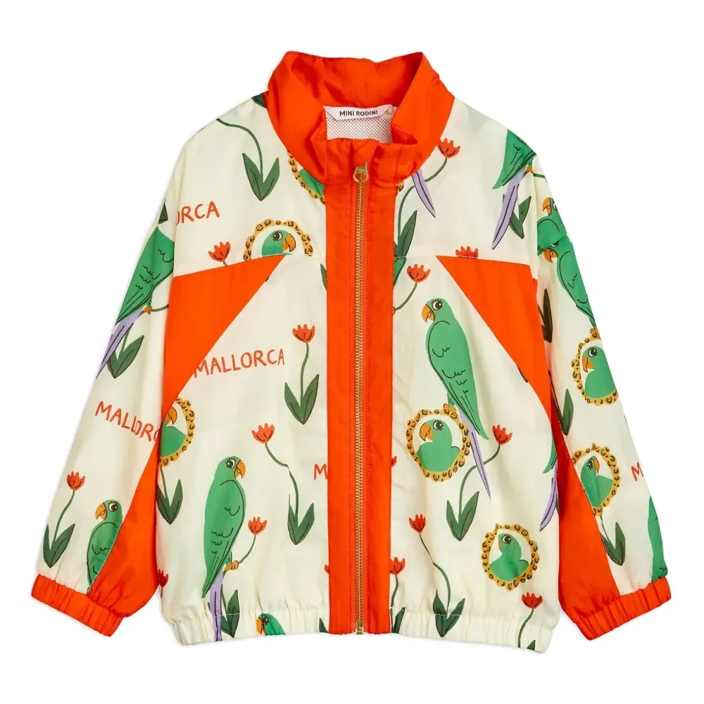 Бомбер с графичным принтом и логотипом