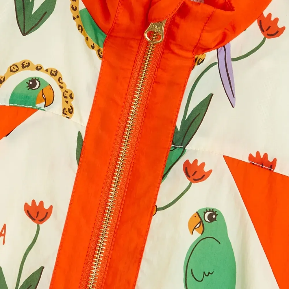 Бомбер с графичным принтом и логотипом