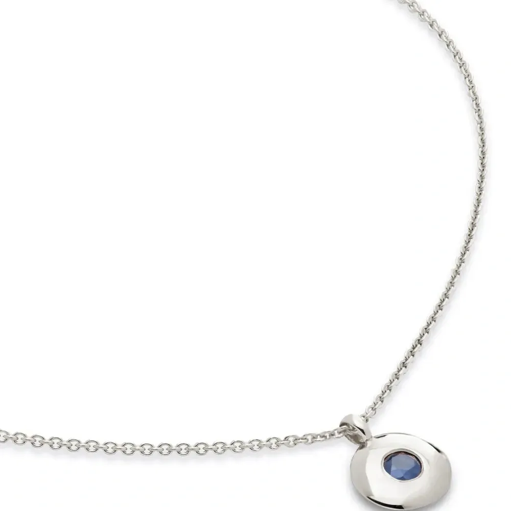 Колье September с сапфиром