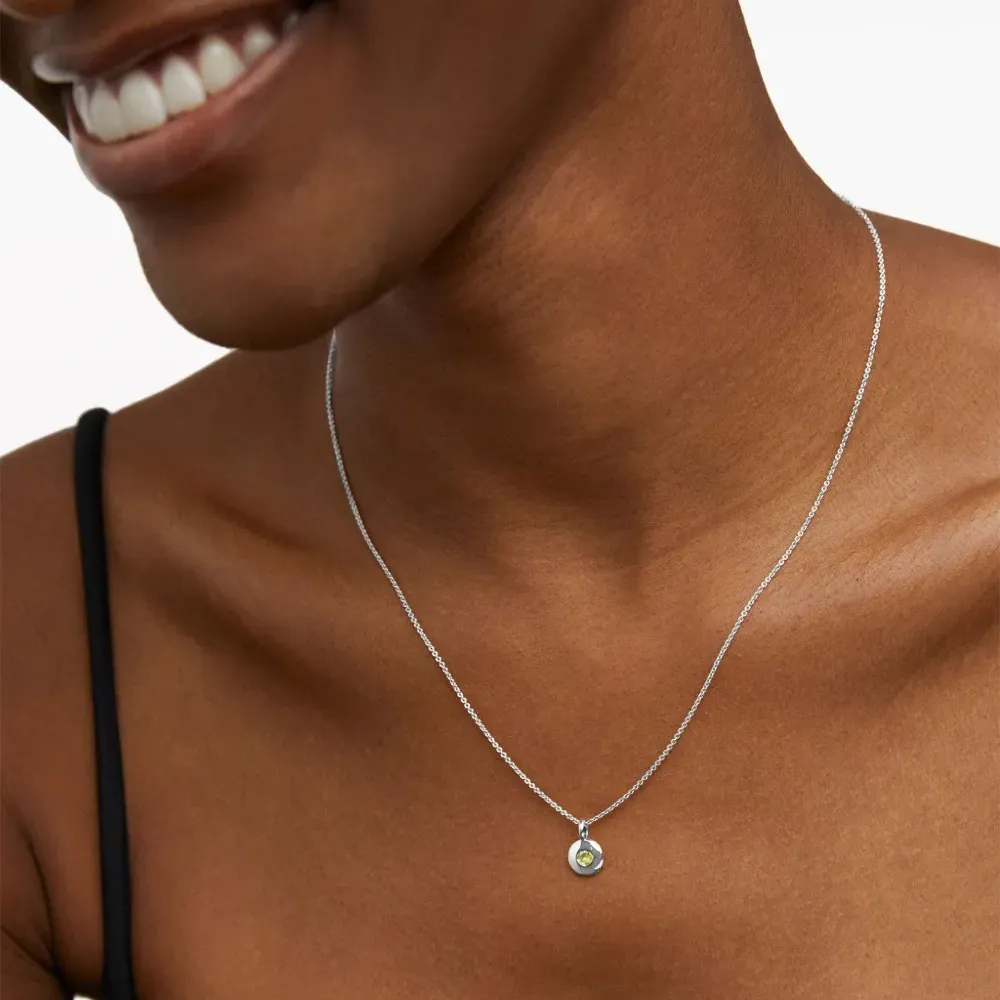 Колье August Birthstone с подвеской