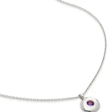 Колье February Birthstone с подвеской