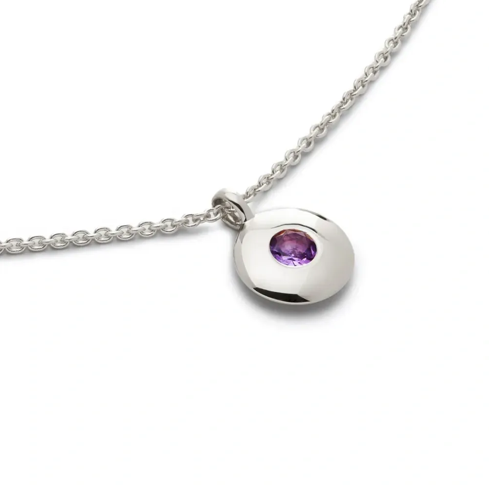 Колье February Birthstone с подвеской