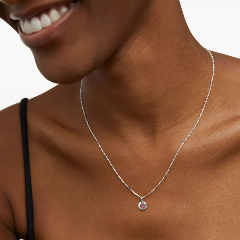 Колье October Birthstone с турмалином