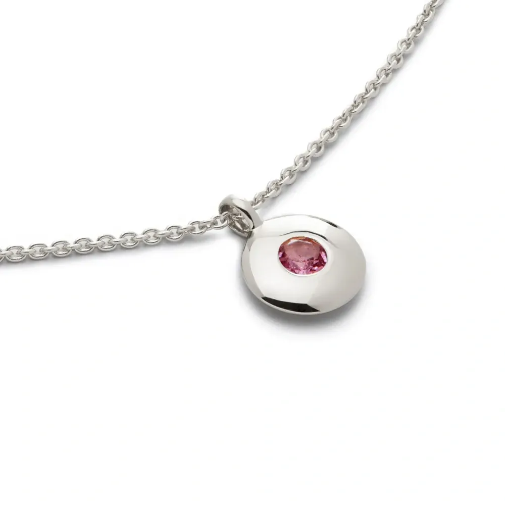 Колье October Birthstone с турмалином