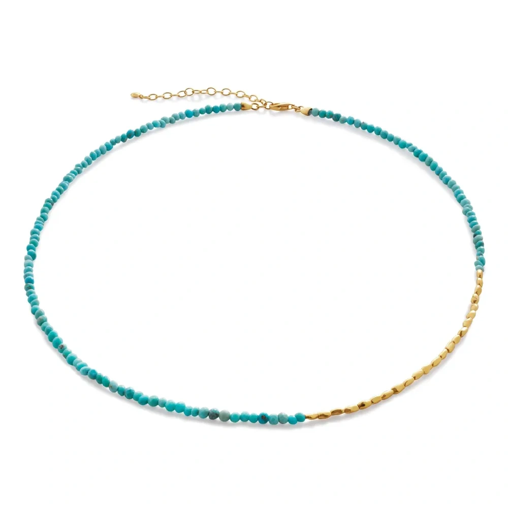 Колье Mini Nugget с бирюзой