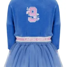 Платье-джемпер с тюлем