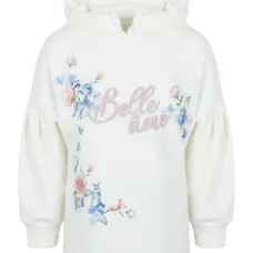 Платье с оборками и графичным принтом