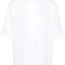 Полосатая рубашка с вышитым логотипом Полосатая рубашка с вышитым логотипом