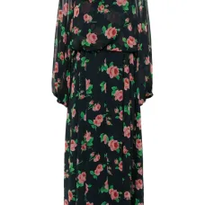 Шифоновое платье макси с цветочным принтом Шифоновое платье макси с цветочным принтом