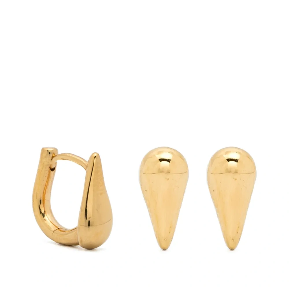 Never Say Never earrings (set of three)