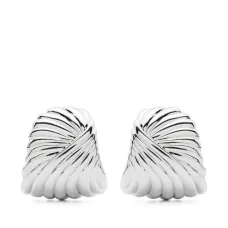 Ripple stud earrings