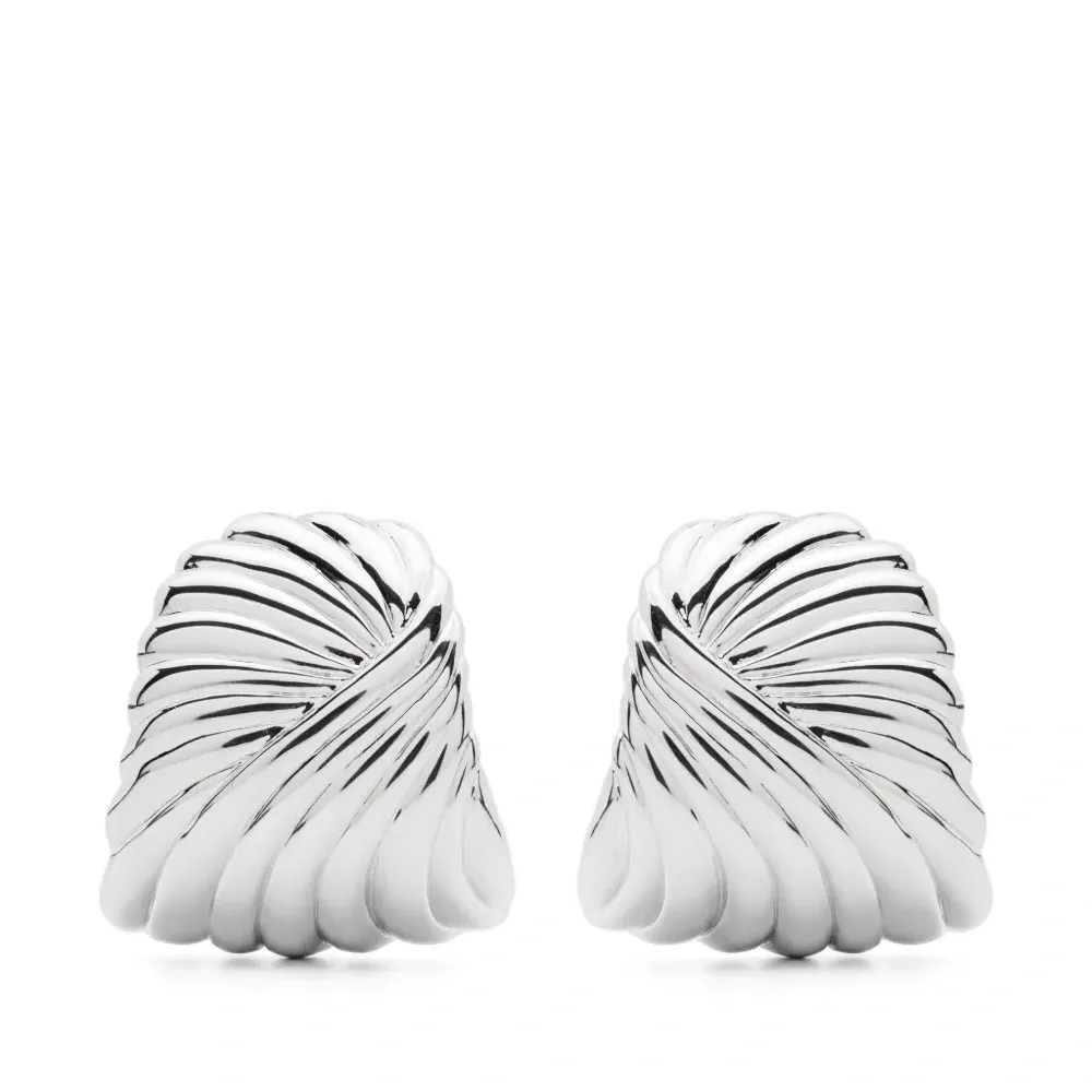 Ripple stud earrings