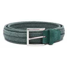 Плетеный ремень с пряжкой