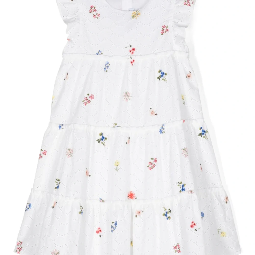 Ярусная юбка с английской вышивкой