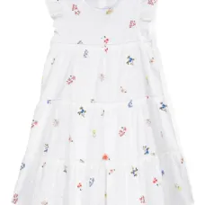 Ярусная юбка с английской вышивкой Ярусная юбка с английской вышивкой