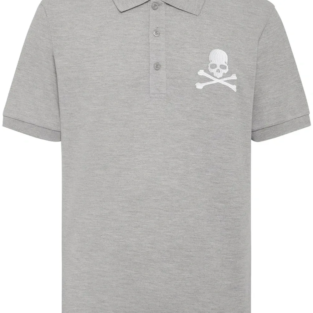 Рубашка поло с вышивкой Skull