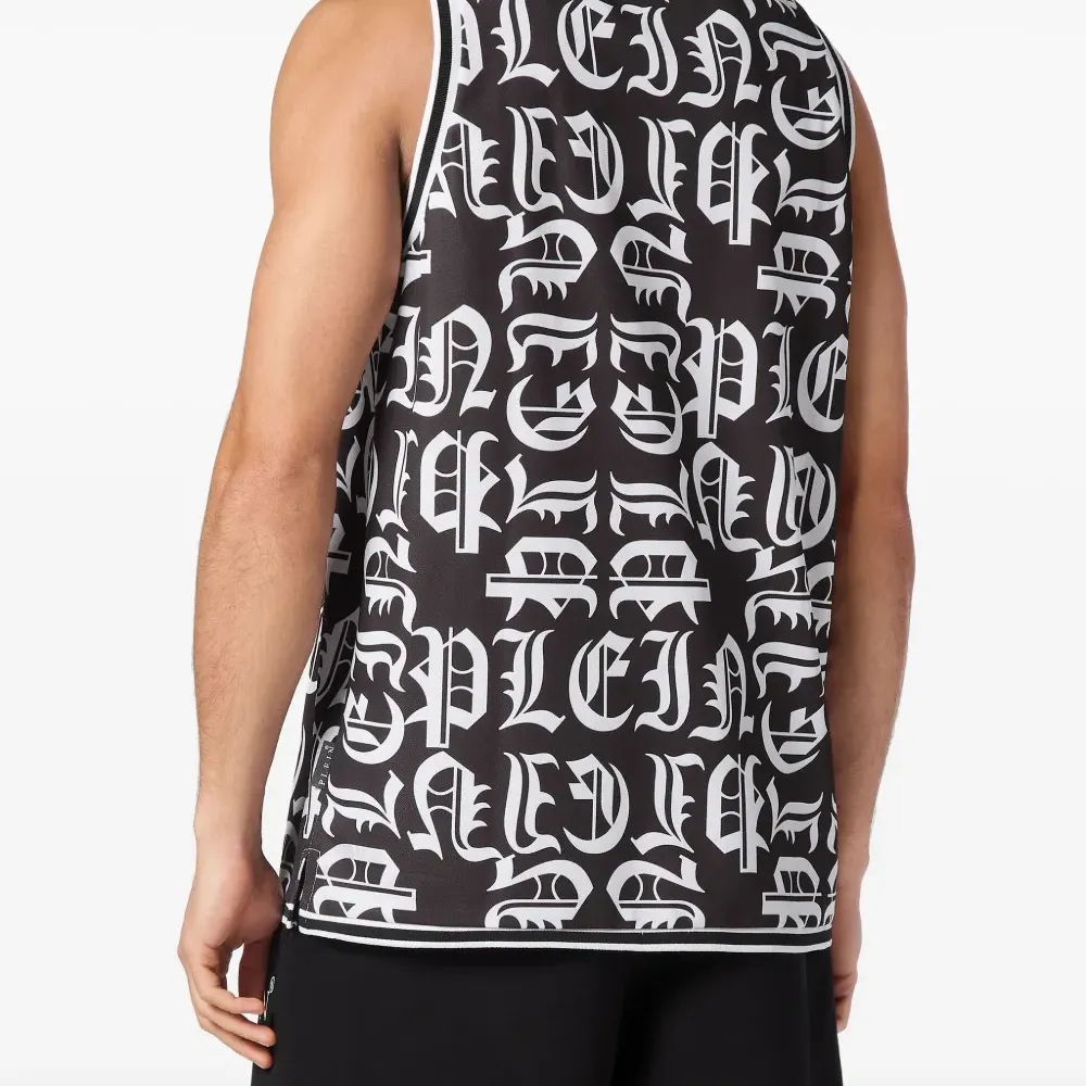 Топ Gothic Plein из джерси Топ Gothic Plein из джерси