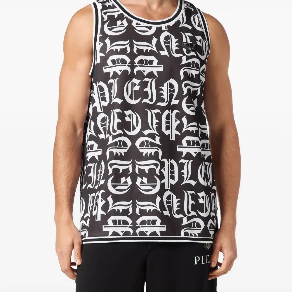 Топ Gothic Plein из джерси Топ Gothic Plein из джерси