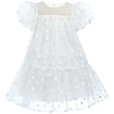 Платье из тюля с искусственным жемчугом