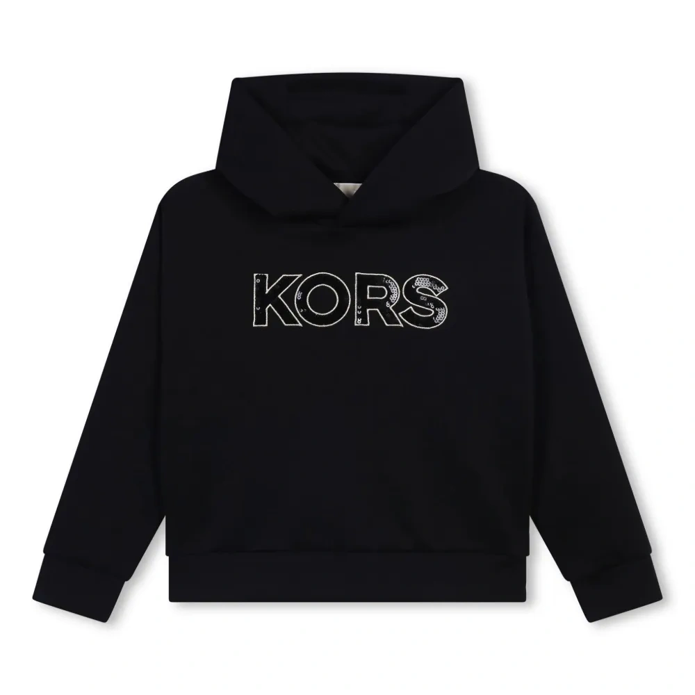 Худи из джерси с пайетками