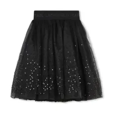 Юбка из органзы с пайетками