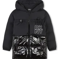 Пуховик с логотипом