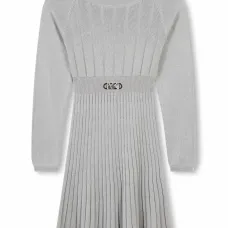 Трикотажное платье с логотипом