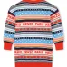 Жаккардовый джемпер в полоску