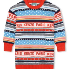 Жаккардовый джемпер в полоску