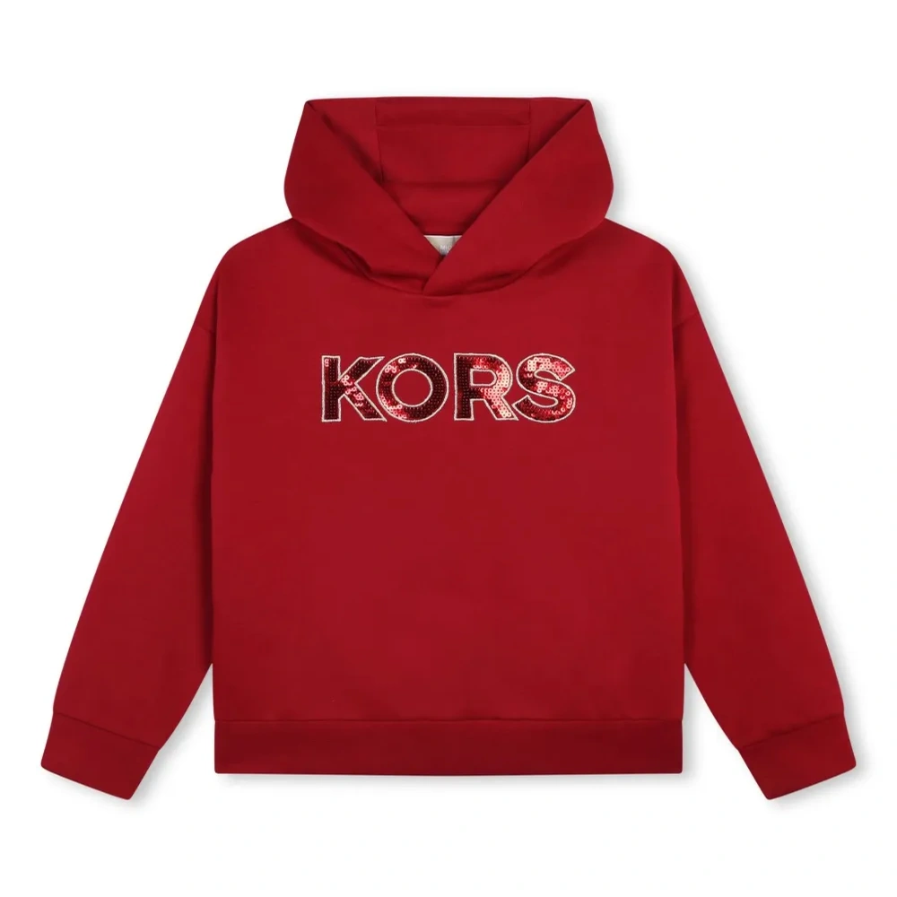 Худи из джерси с пайетками