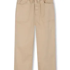 Брюки с вышитым логотипом