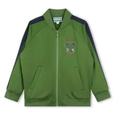 Кардиган на молнии с принтом