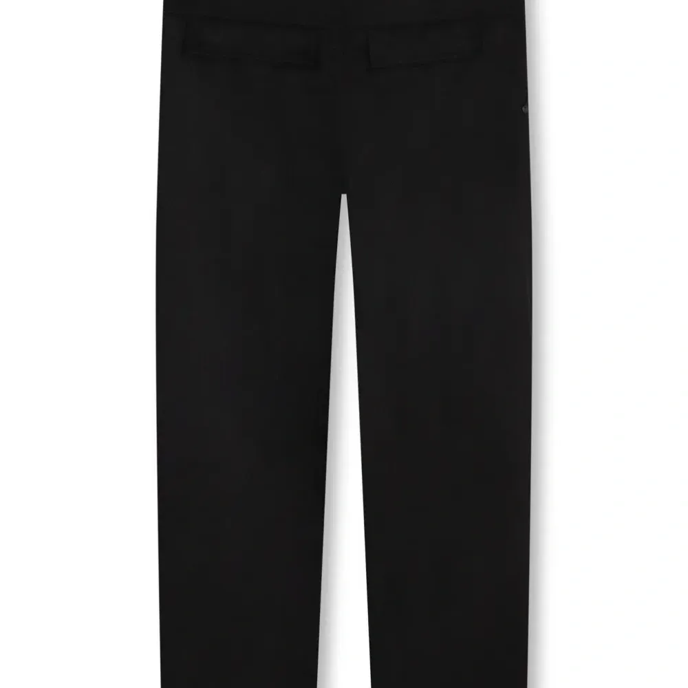 Брюки с нашивкой-логотипом