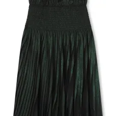 Юбка со складками и логотипом Юбка со складками и логотипом