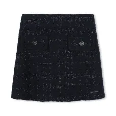 Твидовая юбка с логотипом Твидовая юбка с логотипом