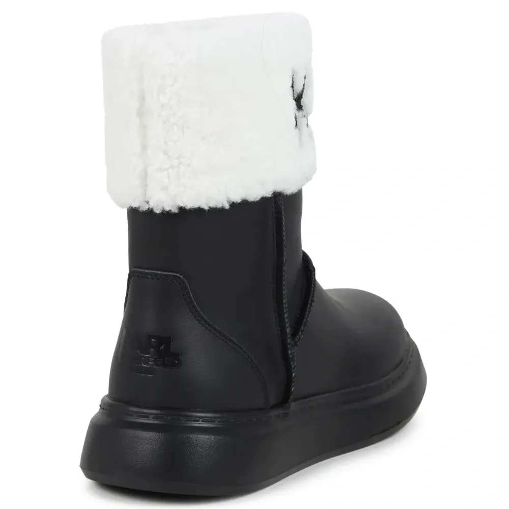 Ботинки с искусственным мехом