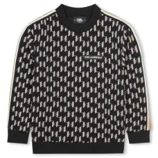 Толстовка из джерси с монограммой Толстовка из джерси с монограммой