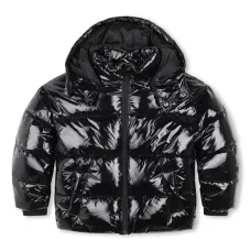 пуховик с логотипом