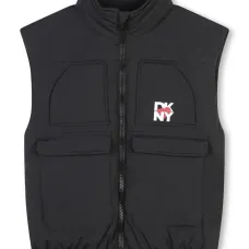 Дутый жилет с логотипом